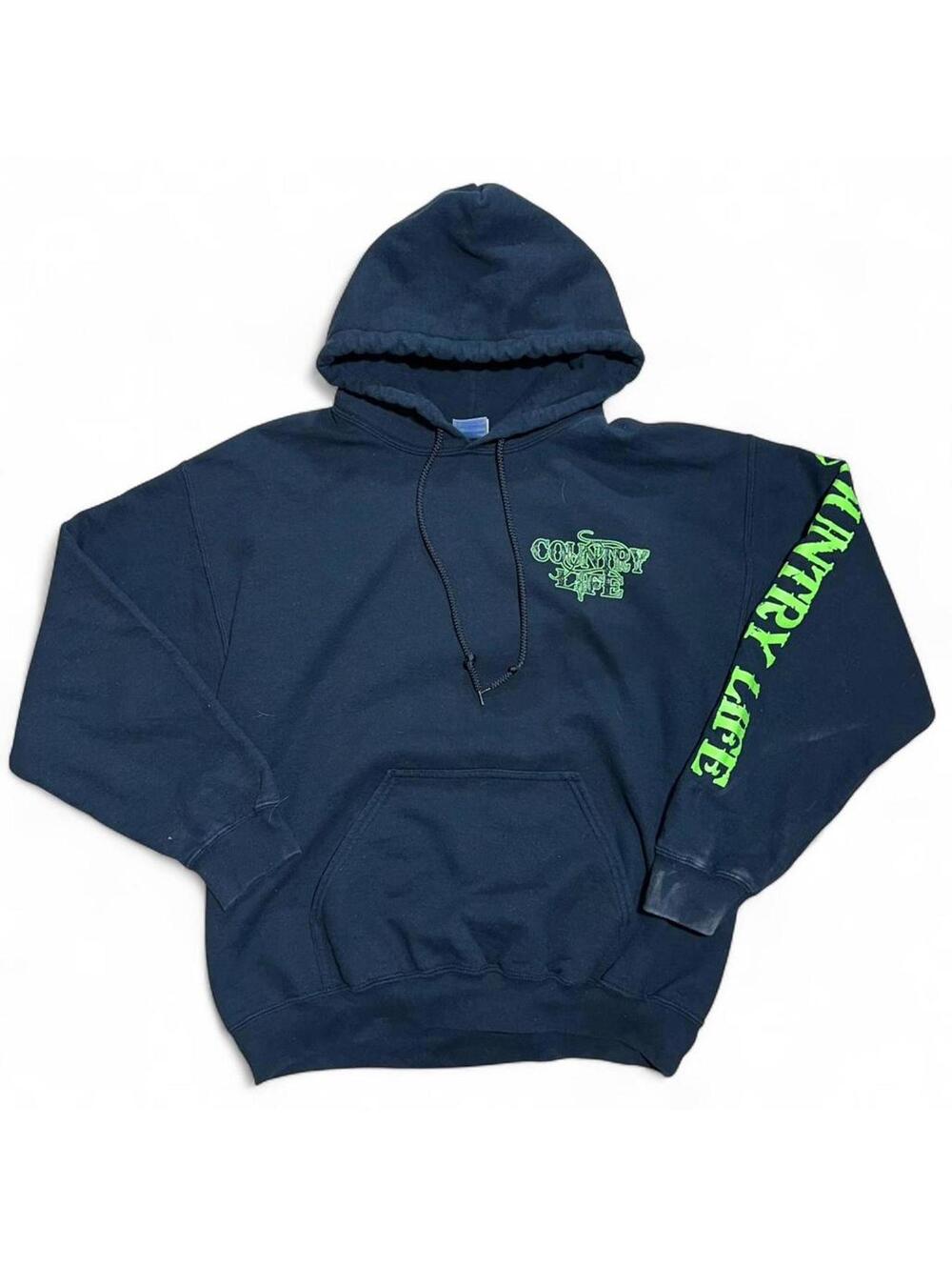 Country Life black & green hoodie